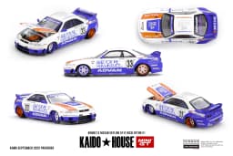 Kaido House + MINIGT 1/64 Nissan Skyline GT-R (R34)(R33) Honda NSX Racing Kaido Works V3 V2 KHMG Cars Alloy Diecast Metal Model