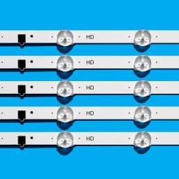 LED Strip For UE32F4000AW UE32F5000AK UE32F5030AW UE32F5300AW UE32F5300AK TV LED Backlight Strip Kit 9 Lamp Lens 5 Bands