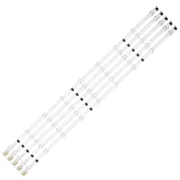 LED Strip For UE32F4000AW UE32F5000AK UE32F5030AW UE32F5300AW UE32F5300AK TV LED Backlight Strip Kit 9 Lamp Lens 5 Bands