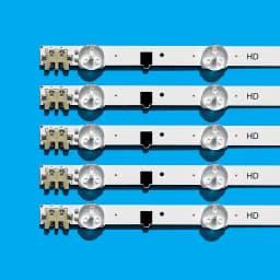 LED Strip For UE32F4000AW UE32F5000AK UE32F5030AW UE32F5300AW UE32F5300AK TV LED Backlight Strip Kit 9 Lamp Lens 5 Bands