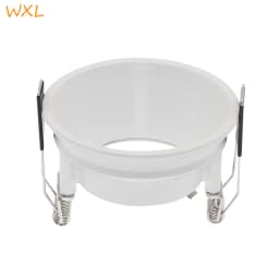 Round GU10 Recessed Downlight Replacement Kit Black MR16 Fitting Mounting Ceiling Spot Lights Frame GU5.3 Lamp Socket Holder