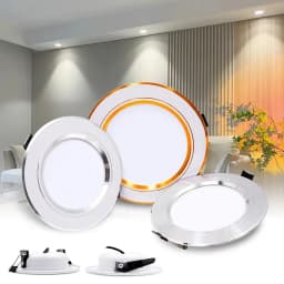 LED Downlight AC 110V 220V Recessed Ceiling Lamp DC12V 24V 5W 9W 12W 15W 18W Ultra-Thin Cold White/Warm White Led Spotlight