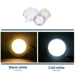 LED Downlight AC 110V 220V Recessed Ceiling Lamp DC12V 24V 5W 9W 12W 15W 18W Ultra-Thin Cold White/Warm White Led Spotlight