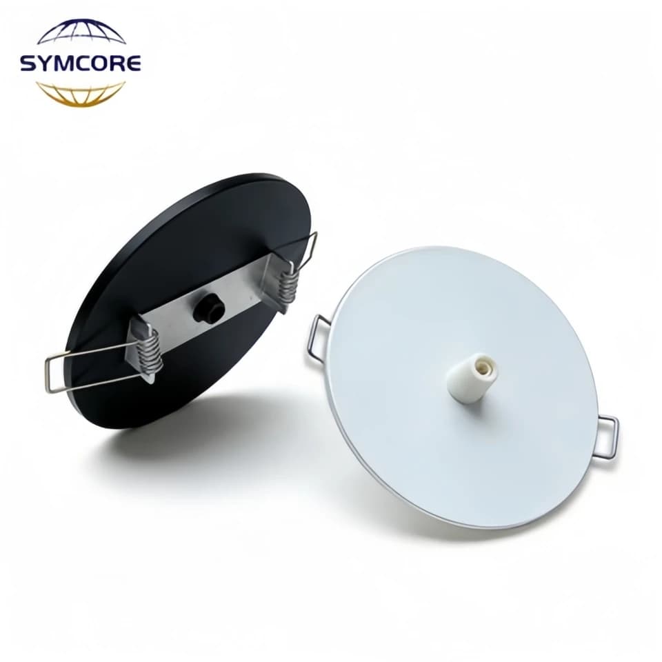 2pcs Ceiling Lamp Concealed Installation Ceiling Lamp Ceiling Plate Accessories Cable Hole 6mm Refitting LED Dining Chandelier