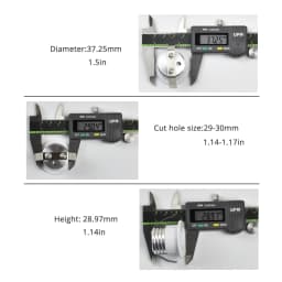 Small Recessed Ceiling LED Spot Light COB 3W 110V 220V Dimmable Driver Included for Home Showcase Cabinet Hotel Skirting Etc
