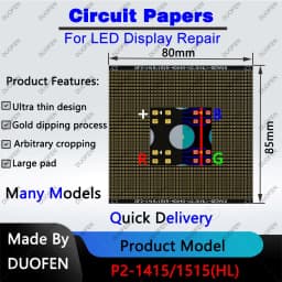 P2 series Circuit Paper,Double-sided solder pads, fully covered with large holes ,Used for repairing damaged PCB pads