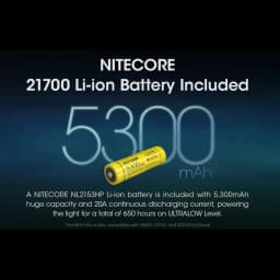 NITECORE MH12 Pro USB-C Rechargeable Compact Flashlight 3300 Lumens Lantern Emergency Tactical Torch Hand Light with NL2153HP