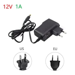 DC 12V 1A 2A 3A Power Supply AC100-240V Converter Adapter DC12V EU/US/UK/AU Plug 5.5mm X 2.1-2.5mm Lighting Transformer Driver