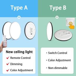 Led Ceiling Lamp AC220V 3 Colors Dimmable Modern Ceiling Light Dimmable Panel Lamps 30W 40W 50W Fixtures For Living Room Bedroom