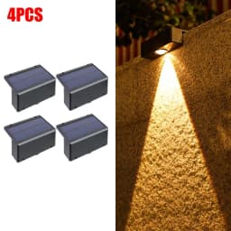 New Super Bright Solar Wall Lamp Waterproof Outdoor Garden Courtyard Fence Decor Wall Lamp Atmosphere Lamp