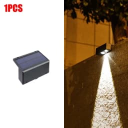 New Super Bright Solar Wall Lamp Waterproof Outdoor Garden Courtyard Fence Decor Wall Lamp Atmosphere Lamp