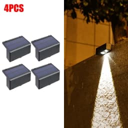 New Super Bright Solar Wall Lamp Waterproof Outdoor Garden Courtyard Fence Decor Wall Lamp Atmosphere Lamp