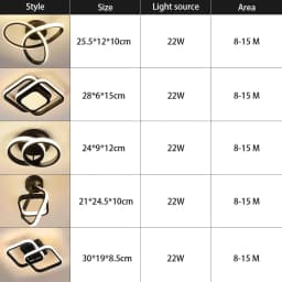 LED Aisle Ceiling Lights Modern Chandelier Three Colors Lamp Minimalist Lamps For Bedroom Light Surface Installation Dining Room