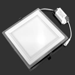 LED Downlight Ceiling 6W 9W 12W 18W Recessed LED Ceiling Lamp Glass Body AC 85-265V LED Light + LED Driver