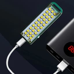 Mini LED Keychain Light Portable Pocket USB Rechargeable Bright Key Light Lantern Camping Hiking Backpack Emergency Book Lamp
