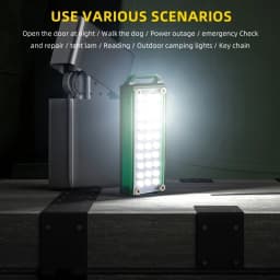 Mini LED Keychain Light Portable Pocket USB Rechargeable Bright Key Light Lantern Camping Hiking Backpack Emergency Book Lamp