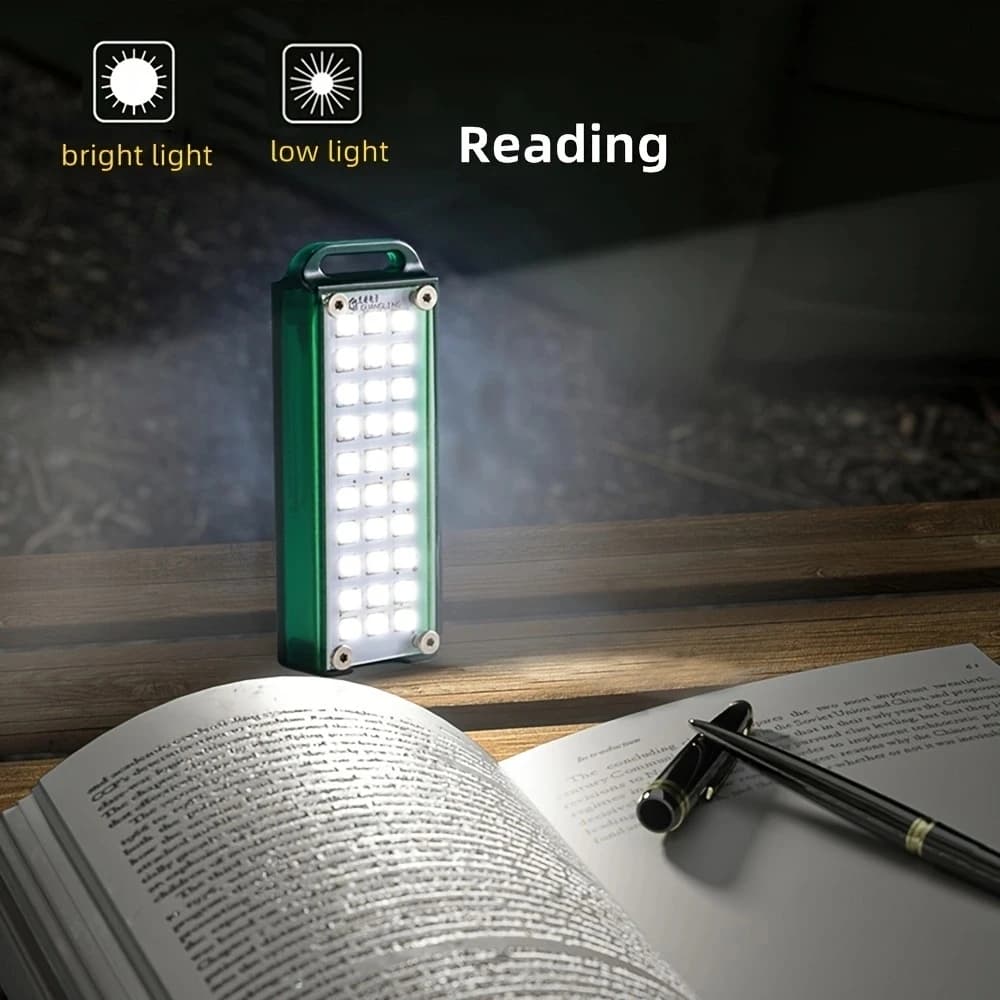 Mini LED Keychain Light Portable Pocket USB Rechargeable Bright Key Light Lantern Camping Hiking Backpack Emergency Book Lamp