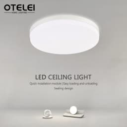 LED Ceiling Light Modern Circular Ultra-thin Light Fixture Bedroom Living Room 18W 24W 36W 48W Indoor Home Decoration Light