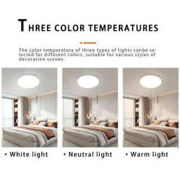 LED Ceiling Light Modern Circular Ultra-thin Light Fixture Bedroom Living Room 18W 24W 36W 48W Indoor Home Decoration Light