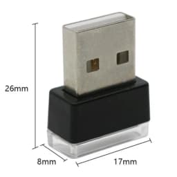 7 Colors Mini USB Night Light LED Modeling Night Lamp for Car Ambient Light Neon Interior Light Car Jewelry Stage Party A1