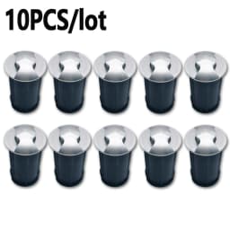 10PCS LED Underground Light 5W 3W COB Floor Lamp Outdoor Ground Spot Landscape Garden Square Path Buried Yard 110V220V 12V IP67