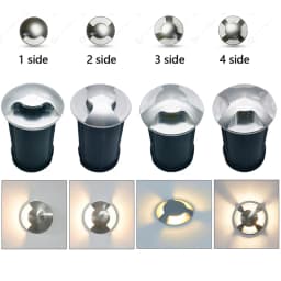 10PCS LED Underground Light 5W 3W COB Floor Lamp Outdoor Ground Spot Landscape Garden Square Path Buried Yard 110V220V 12V IP67