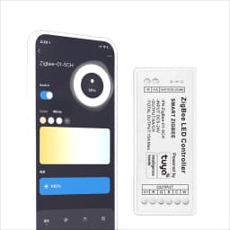 Tuya Zigbee LED Controller Smart APP RGBCCT 15A 5-24V Life 12V 180W Alexa 5CH RGBCW Color Temperature LED Strip Controller