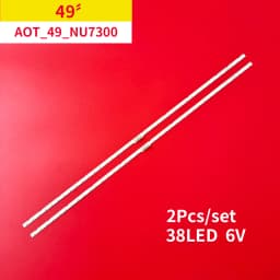 LED Backlight strip 38 lamps for Samsung 49"TV UE49NU7140U UE49NU7100U UE49NU7100 UE49NU7170 UE49NU7300 AOT_49_NU7300_NU7100