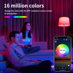 1pcs RGBWW LED Bulb E26 E27 110V 220V 9W 10W Surplife App Music Control Work with Alexa Google Home Bedroom Lighting