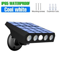 LED Solar Lights Outdoor Wall Lamp Waterproof Street Lamp For Garden Lighting Spotlight With Motion Sensor LED External Sconce