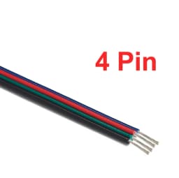 5M-100M RGB Led Connector Cable 22/20/18AWG 2/3/4/5/6Pin Electric Extension Wire for 5050 3528 WS2812B RGBW CCT LED Strip Lights