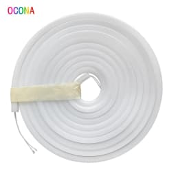 Super Thin DIY Flexible Neon Tube (No LED Strip) Diffuser IP67 Waterproof for SMD COB 3mm 4mm 5mm LED Strip Side View 4*10mm