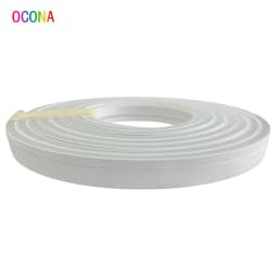 Super Thin DIY Flexible Neon Tube (No LED Strip) Diffuser IP67 Waterproof for SMD COB 3mm 4mm 5mm LED Strip Side View 4*10mm
