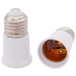 1PCS E27 to E27 Lengthened Lamp Base Tube LED Light Bulb Socket Extension Lamp Head Conversion Base 65MM 80MM 95MM 120MM