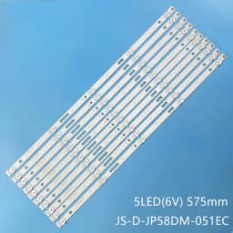 10pcs/Kit LED CELED58419B7 E58DM1200 TD SYSTEMS K58DLJ10US TVLED584K01 D58-M30 JS-D-JP58DM-051EC (81225) E58DM1000