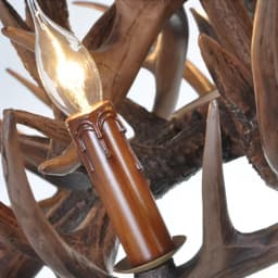 Vintage Deer Chandelier Lighting Retro Antler Chandelier for Living Room Church Lustres Luminaria Resin Deer Horn Hanging Lamp