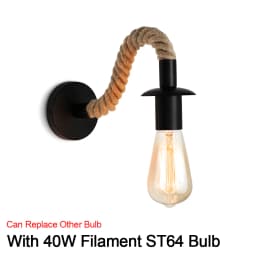 Retro Wood Wall Lamp Vintage Sconce Wall Lights Fixture E27 Indoor Home Decor Dining Room Bedside Lamp Bedroom Lighting