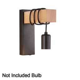Retro Wood Wall Lamp Vintage Sconce Wall Lights Fixture E27 Indoor Home Decor Dining Room Bedside Lamp Bedroom Lighting