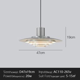 Menvix Nordic LED Pendant Lights Indoor Lighting Hanging Lamp For Home Living Room Decoration Dining Tables Kitchen Modern Light
