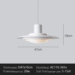 Menvix Nordic LED Pendant Lights Indoor Lighting Hanging Lamp For Home Living Room Decoration Dining Tables Kitchen Modern Light