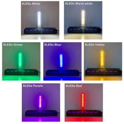 ZHMZH DC5V 8LEDs USB LED Night Light Red Yellow White Blue Green Purple 4W Eye Protection Small USB Desk Lamp For Bedroom