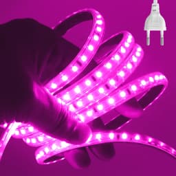 AC 220V 240V LED Strip 3000K 4000K 6000K 120Leds/M Flexible Ribbon Stripe IP65 Waterproof Self Adhesive Tape Strip Chain Light
