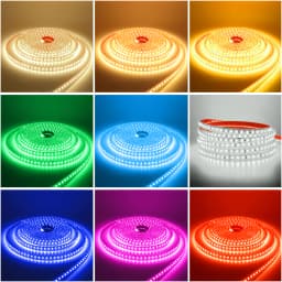 AC 220V 240V LED Strip 3000K 4000K 6000K 120Leds/M Flexible Ribbon Stripe IP65 Waterproof Self Adhesive Tape Strip Chain Light