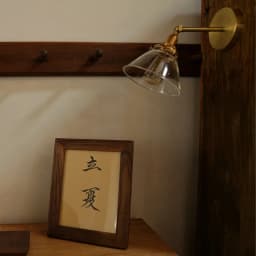Retro Nordic Simple Bathroom Painting Glass Mirror Headlight Japanese Bed Yellow Bronze Wall Lamp