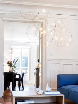 Moooi Flock Chandelier Disc Quasar Chandelier LED Firefly Pendant Light for Hotels Villas Restaurants Living Room designer lamp