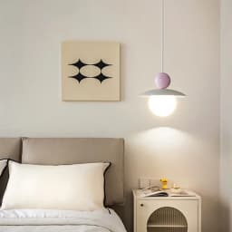 Nordic LED Pendant Light Cream Style Modern Hanging Lamp Indoor Lighting Room Decor Chandeliers For Living Room Bedside Bedroom