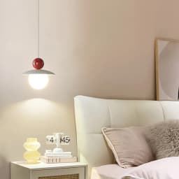 Nordic LED Pendant Light Cream Style Modern Hanging Lamp Indoor Lighting Room Decor Chandeliers For Living Room Bedside Bedroom