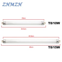 365nm Mosquito Killer Lamp Tube UV Light Tubes Ultraviolet Pest Housefly Fly Bug Insect Trap Blue Light T5 T8 4W 6W 8W 10W 15W