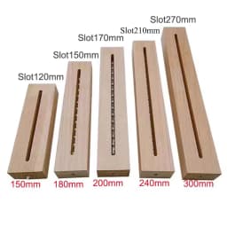 Rectangle Solid Beech Wooden LED Base for Resin Letter Lamp Acrylic Glass Resin Art Wood Light Display Base Led Stand Dropship