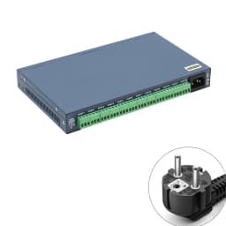Resolume & M5 12Ports Artnet To SPI Pixel Controller Control WS2811 WS2812 DMX512 For Led Strip Light